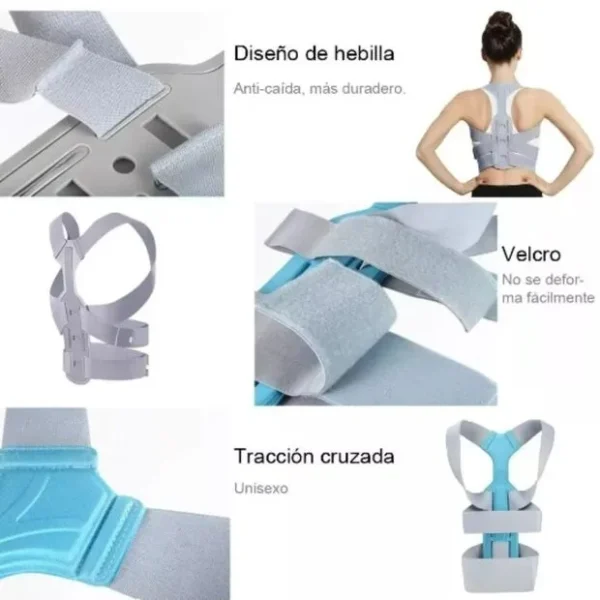 Corrector de postura ajustable