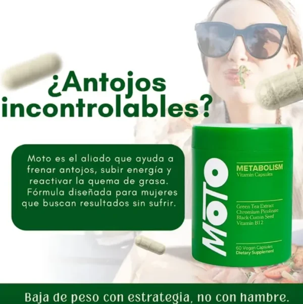 Capsulas Moto Apoyo Metabolismo Premium