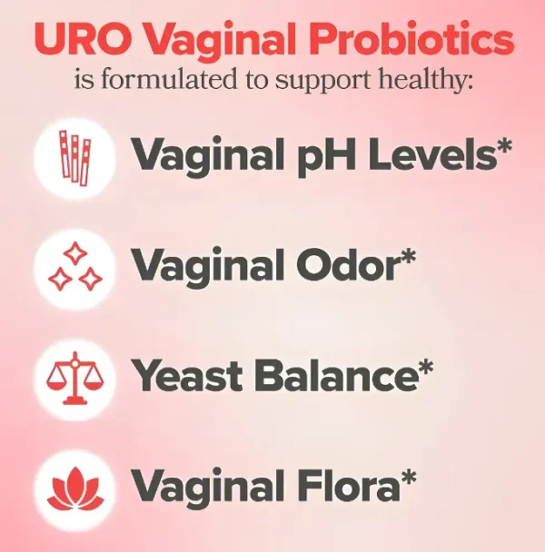 URO Probioticos Vaginales 60 Capsulas
