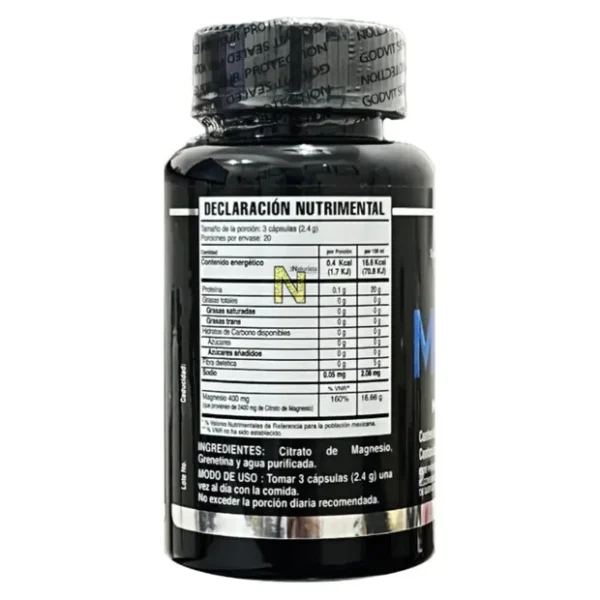 Citrato De Magnesio Premium 500mg