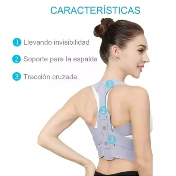 Corrector de postura ajustable