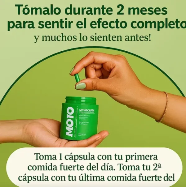 Capsulas Moto Apoyo Metabolismo Premium