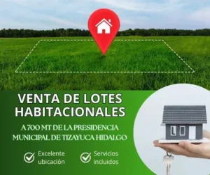 LOTES URBANIZADOS CENTRO TIZAYUCA